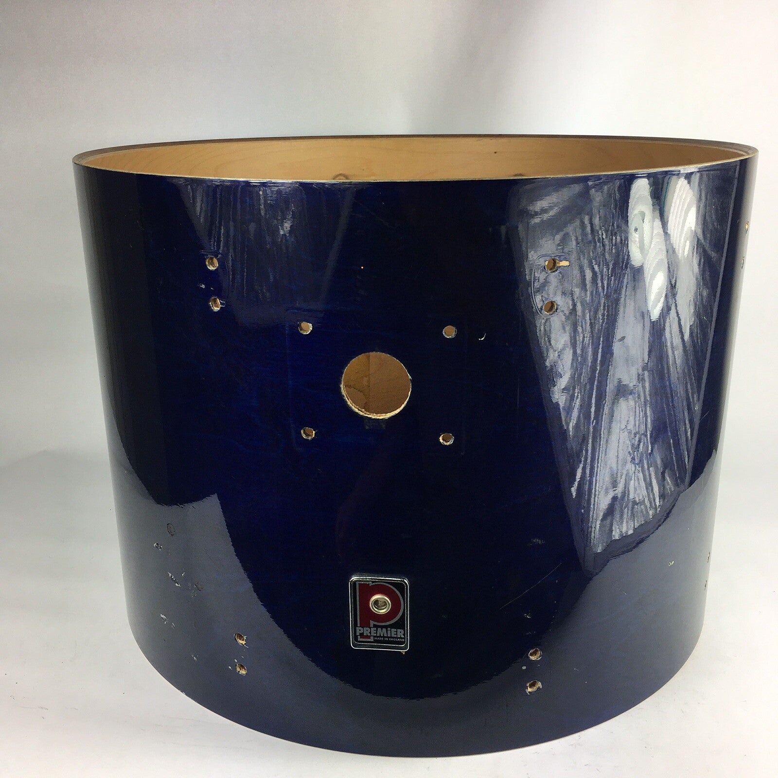 Premier XPK Birch/Eucalyptus Hybrid  22” X 16" Bass Drum Shell Sapphire Blue