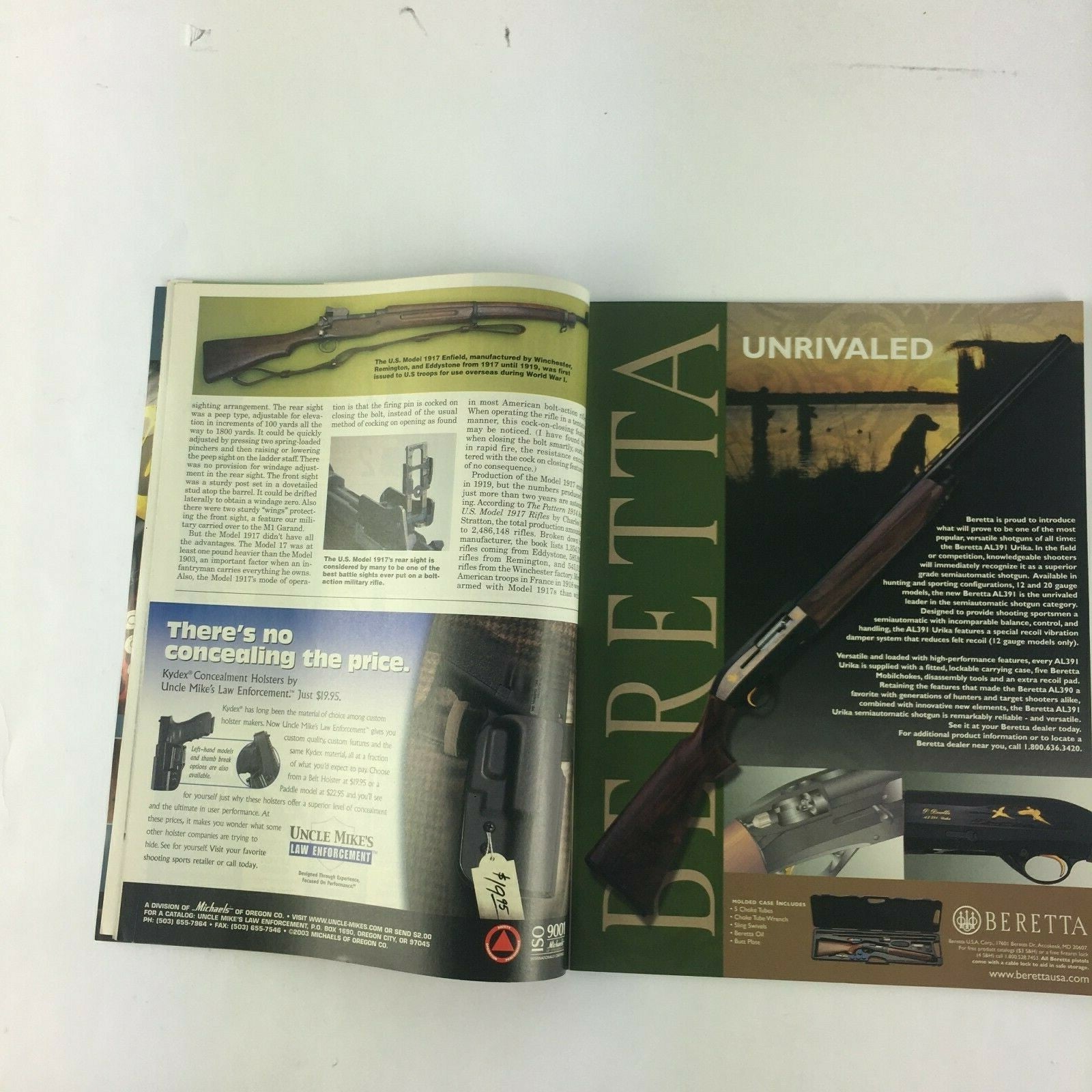 September 2003 Shooting Times Magazine Ruger's SingleSix Turns 50! SheriffWilson
