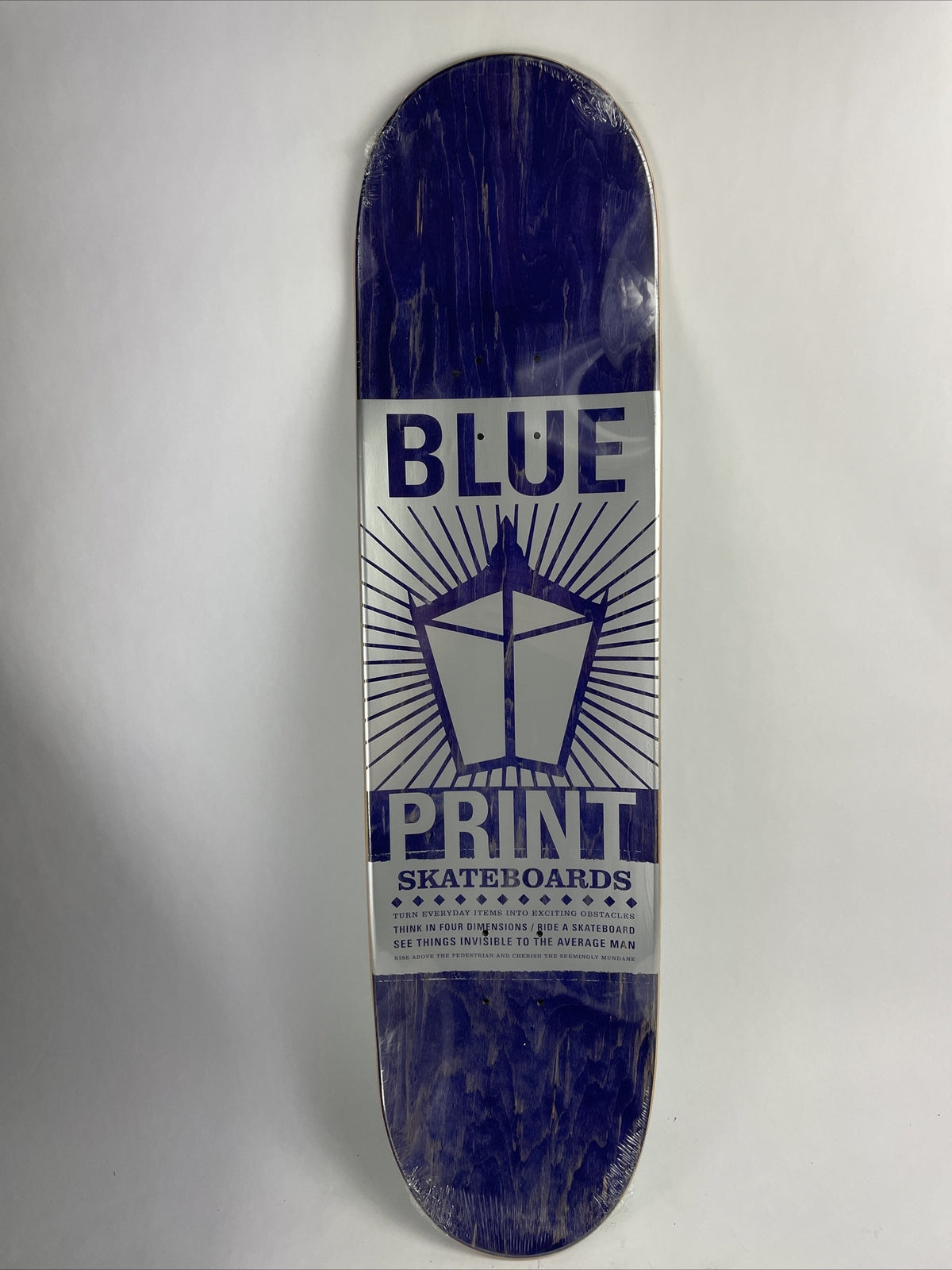 Blueprint Courage Green 8.5-inch rare Canadian maple skateboard deck with premium graphic.