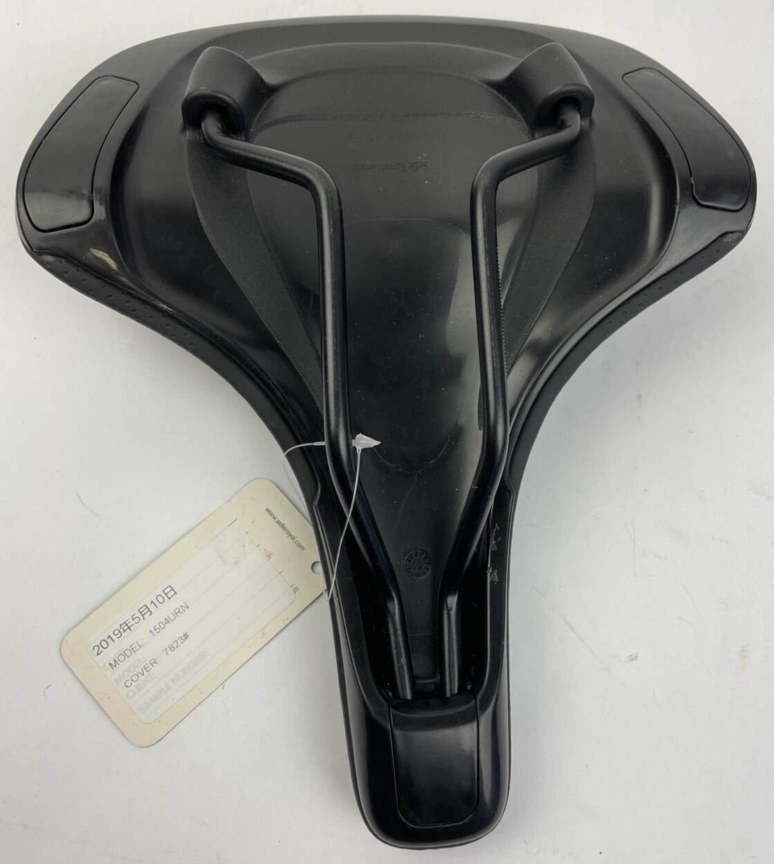 NWT Selle Royal VIVO 1504URN black bicycle saddle with yellow 