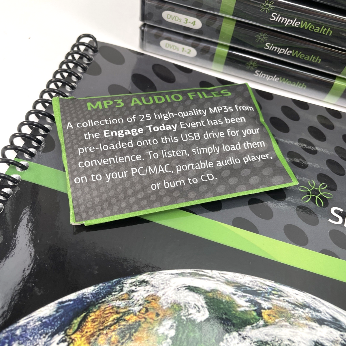 The Virtual Experience Simple Wealth ENGAGE TODAY 8 DVD Full Set Course Pack NEW