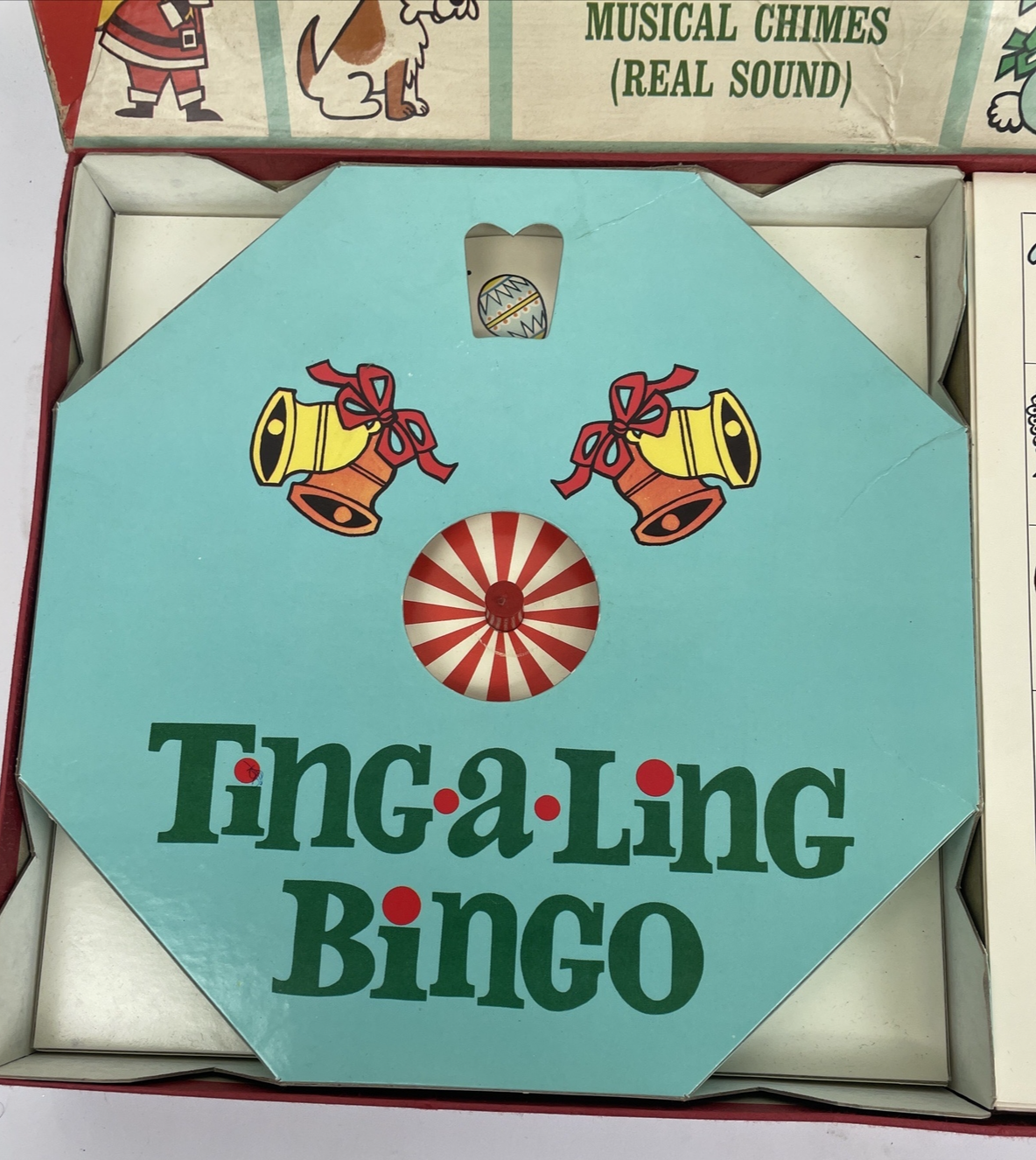 VINTAGE CADACO Games 1968 #282 TING A LING BINGO BOARD GAME VG Condition