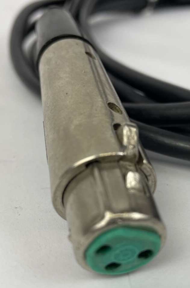 SWITCHCRAFT XLR Microphone Cable Male To Female 3-Pin Mic Audio Lead 25ft BLK