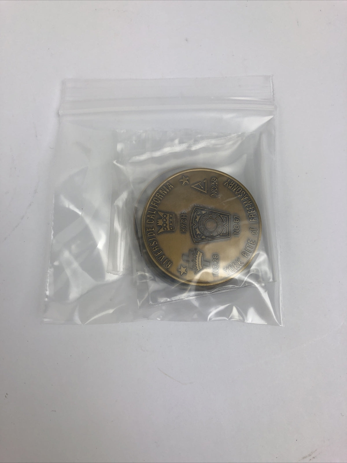 3 York Rite Freemasonry Cryptic Masonic 100 years Riverside California commemorative coins set