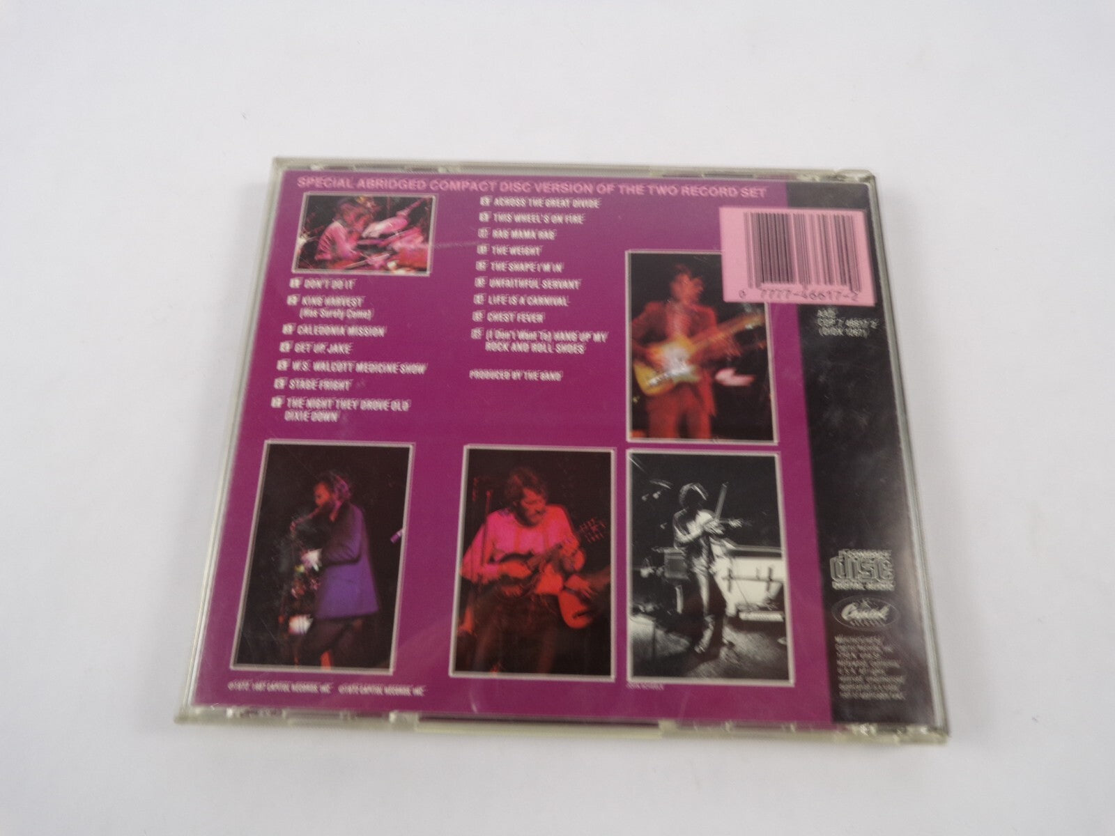 The Band Rock Of Ages Special Abridged Compact Disc Version Of The Two Set CD#45