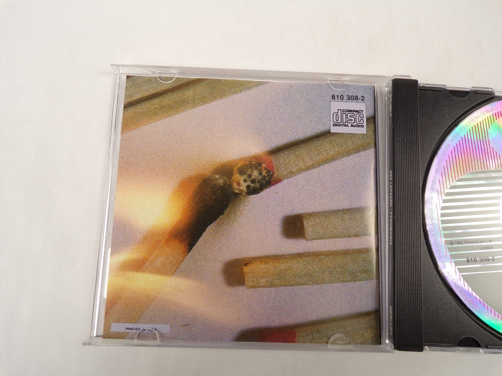 Def Leppard Pyromania Rock Rock Till You Drop Photograph Stagefright CD#54