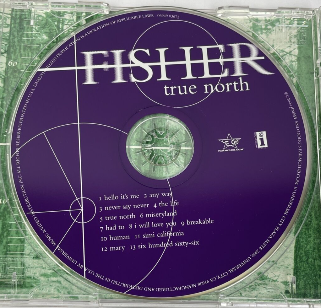 True North [Digital Audio CD] Fisher - Interscope Records 2000 - Promo Copy -DEF