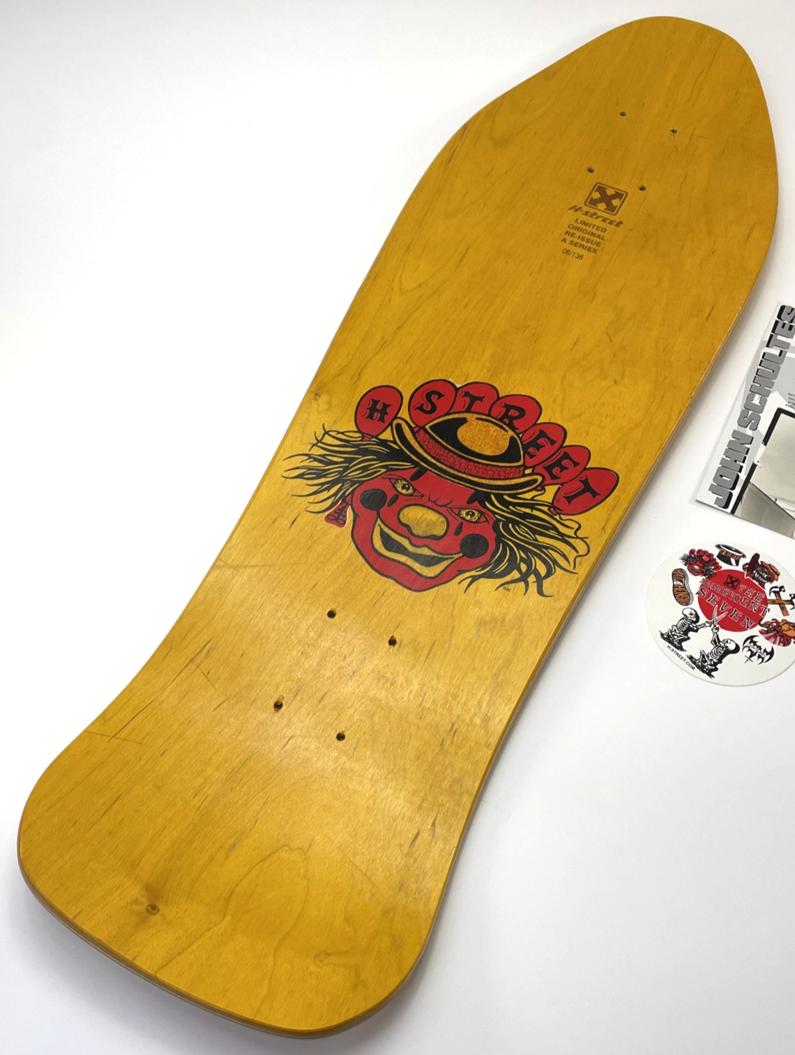 John Schultes A Series Clown H-Street Skateboard Deck Limited Edition #06 of 136