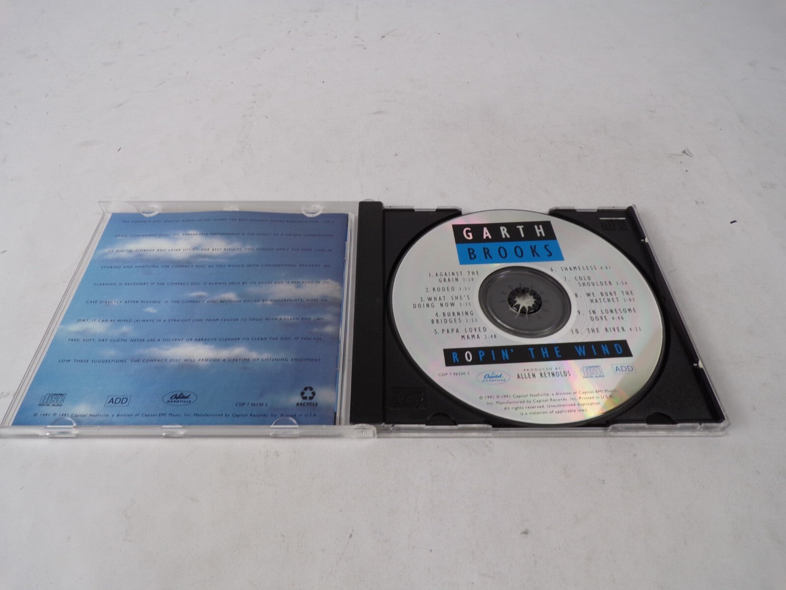 Garth Brooks Ropin' The Wind Against The Grain Rodeo What She's Doing Now CD#62