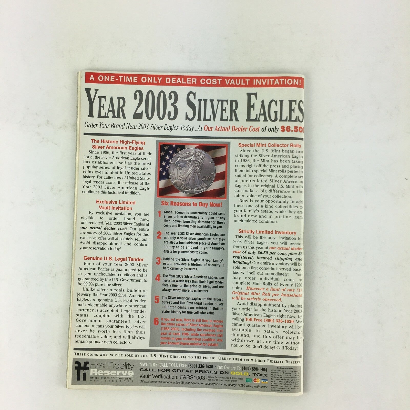 October 2003 American Rifleman Magazine Gun Up Nothing American-Made