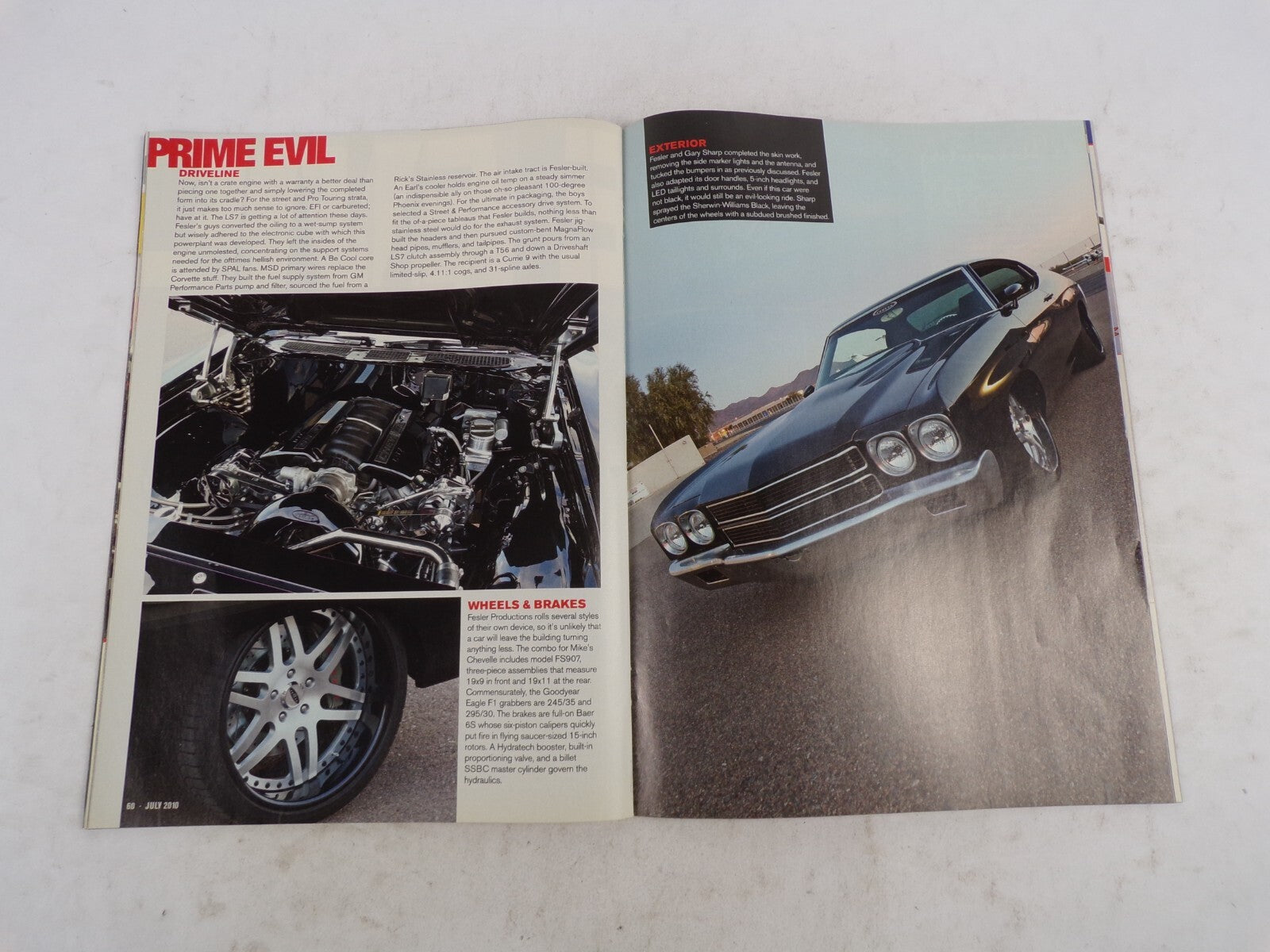 July 2010 Chevy High Performance Proven Power Killer Handling & Braking For Earl