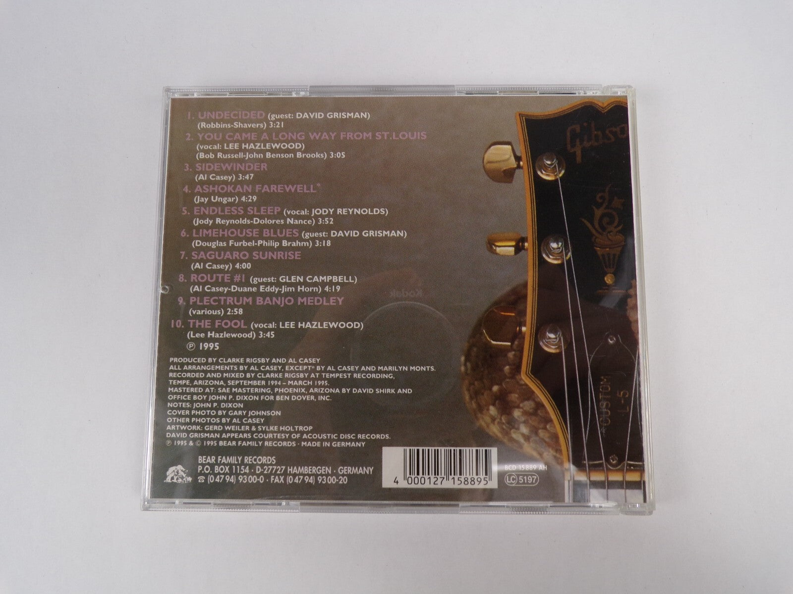 Al Casey Side Winder David Grisman Glen Campbell Jody Reynolds CD #13