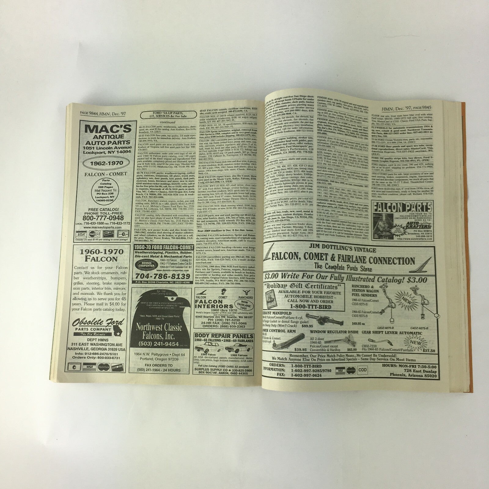 December 199 Hemmings Motor News World's Largest Antique Vintage 1998 Calenders