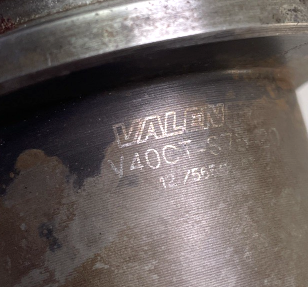 Valenite V40CT-S75-20  CAT40 1" Face Shell Mill Holder Adapter CAT40