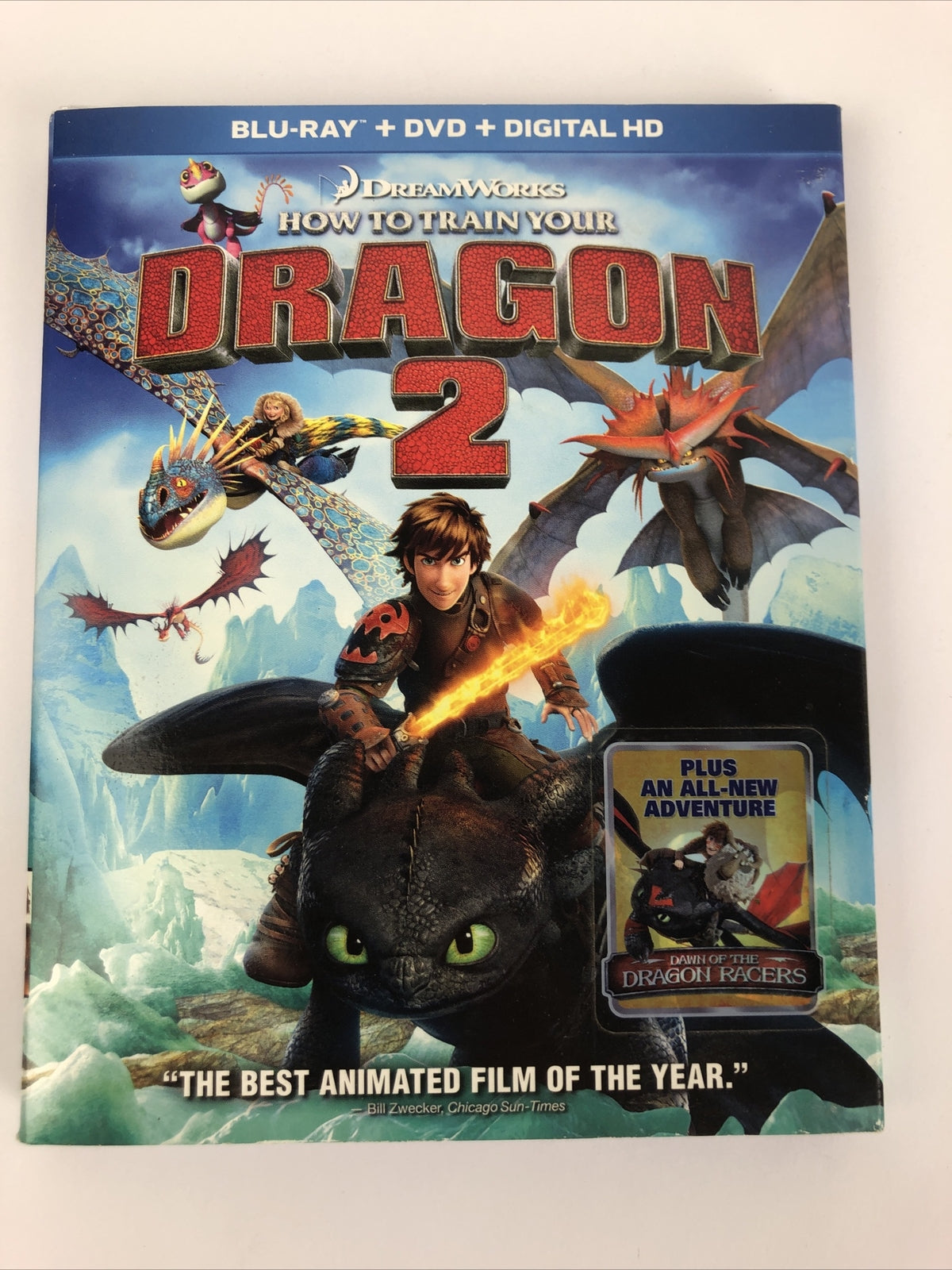 DREAMWORKS How To Train Your Dragon 2  - Blu-Ray - DVD Digital (expired) SEALED
