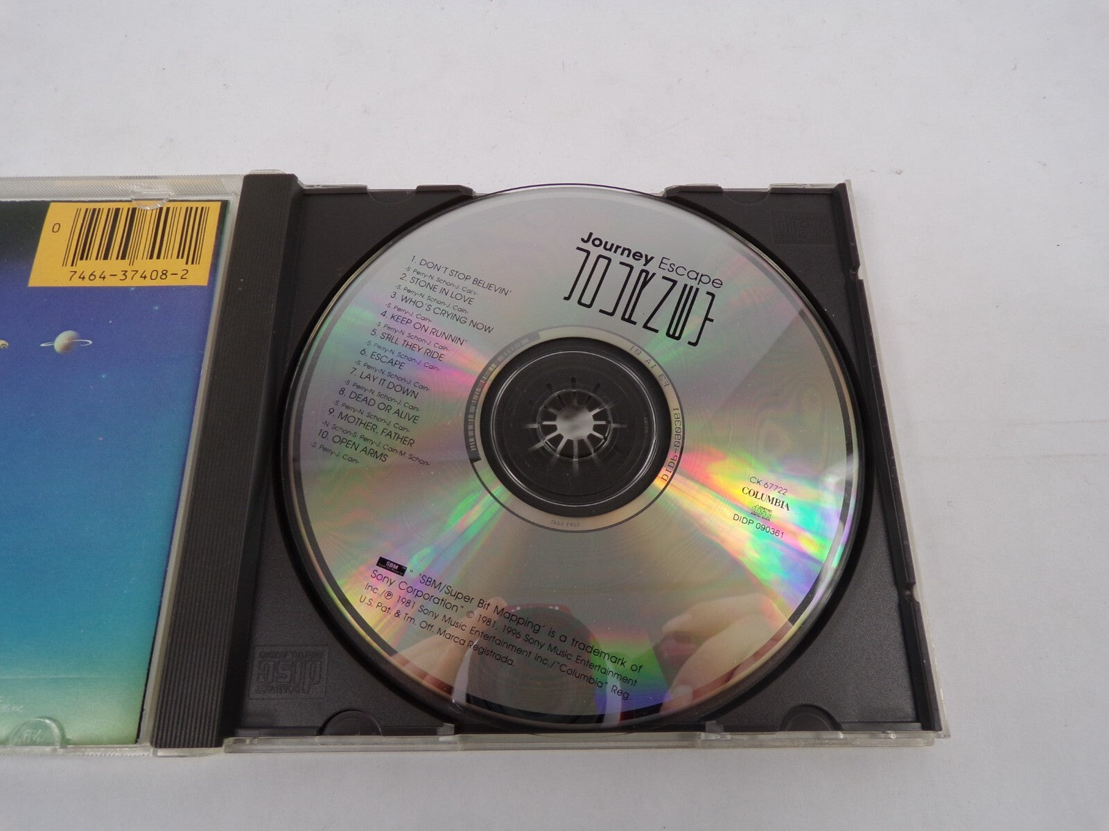 Journey-Escape Don't Stop Believin' Stone In Love Who's Crying Now Keep On CD#25