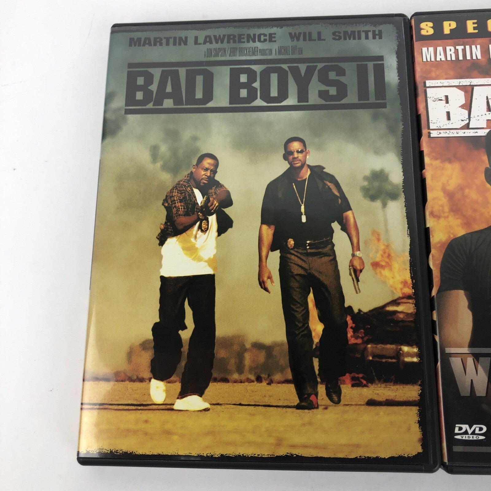 Will Smith Action Comedy DVD Lot Of 2 - Bad Boys / Bad Boys 2 * Mint Discs