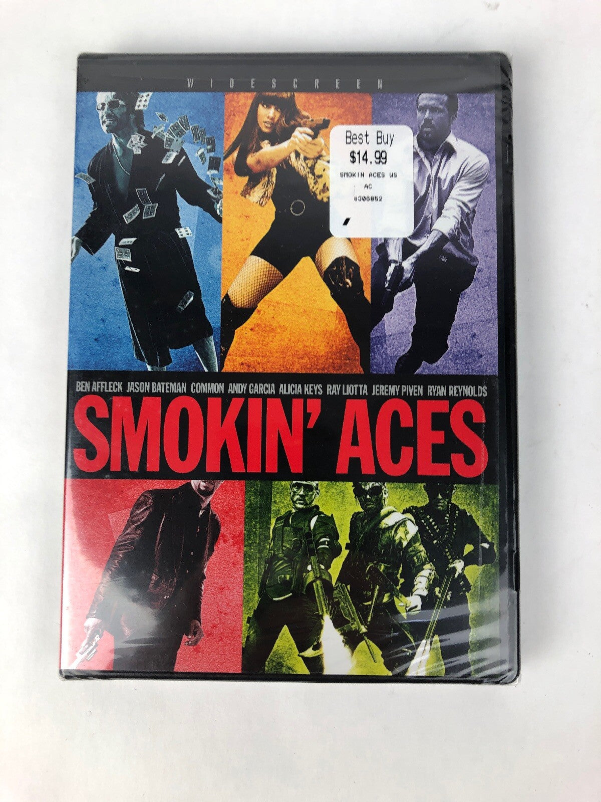 NEW Smokin Aces (DVD, 2007, Widescreen) Jeremy Piven Affleck Brand New Sealed