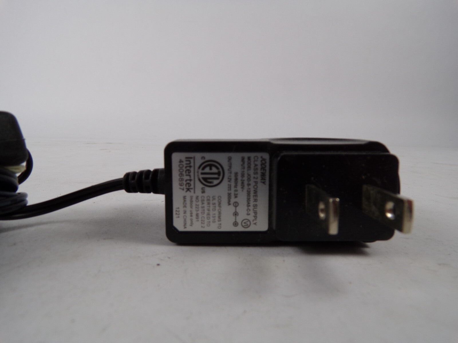 GenuineJodewayJOG-S-12003GA5-C-5 Output 12V 300mAClass2 Power Supply Adapter A55
