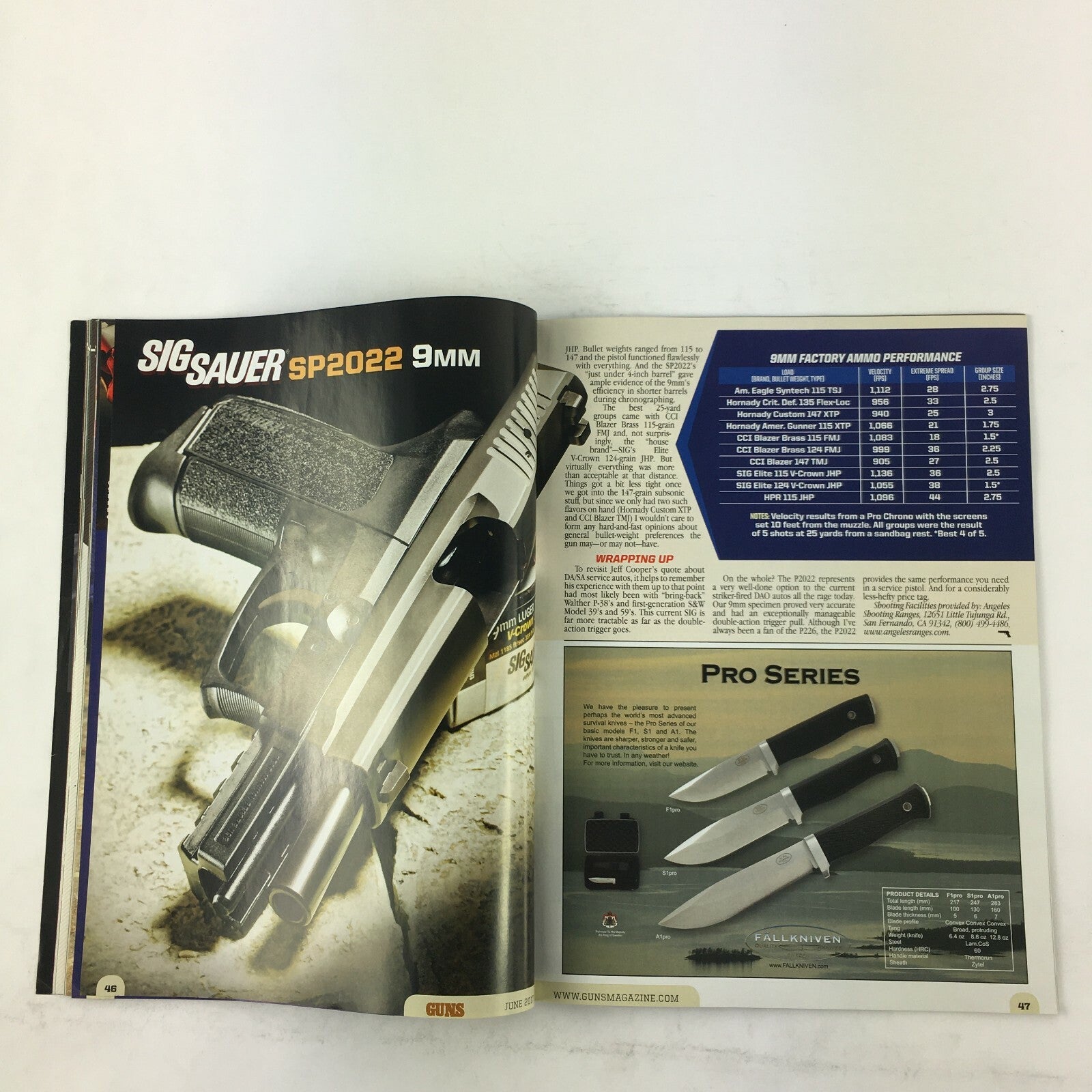 June 2017 Guns Magazine Sig P2022 9mm 20x9mm 1911 Compact 6.5 Rifle Revolution