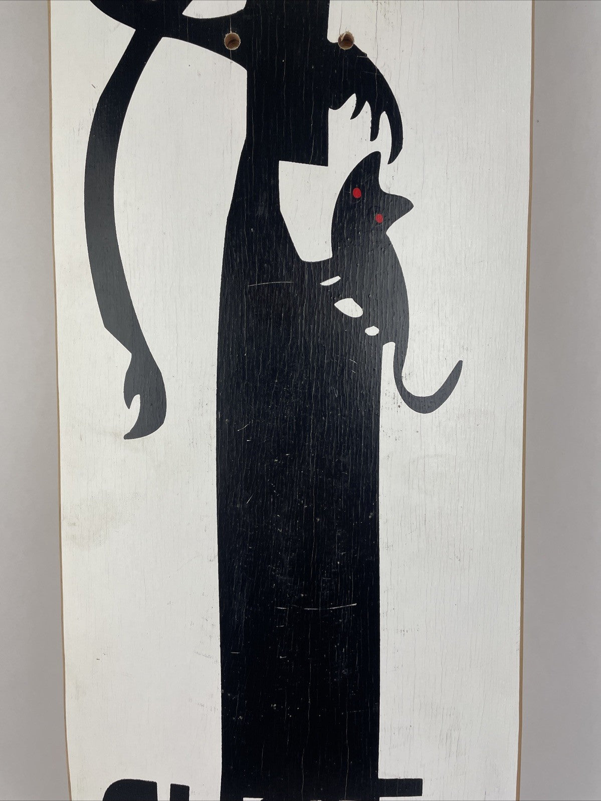 Vintage Cliche Skateboards " Roland Gueissaz " Pro Model Skateboard Deck 7.3"