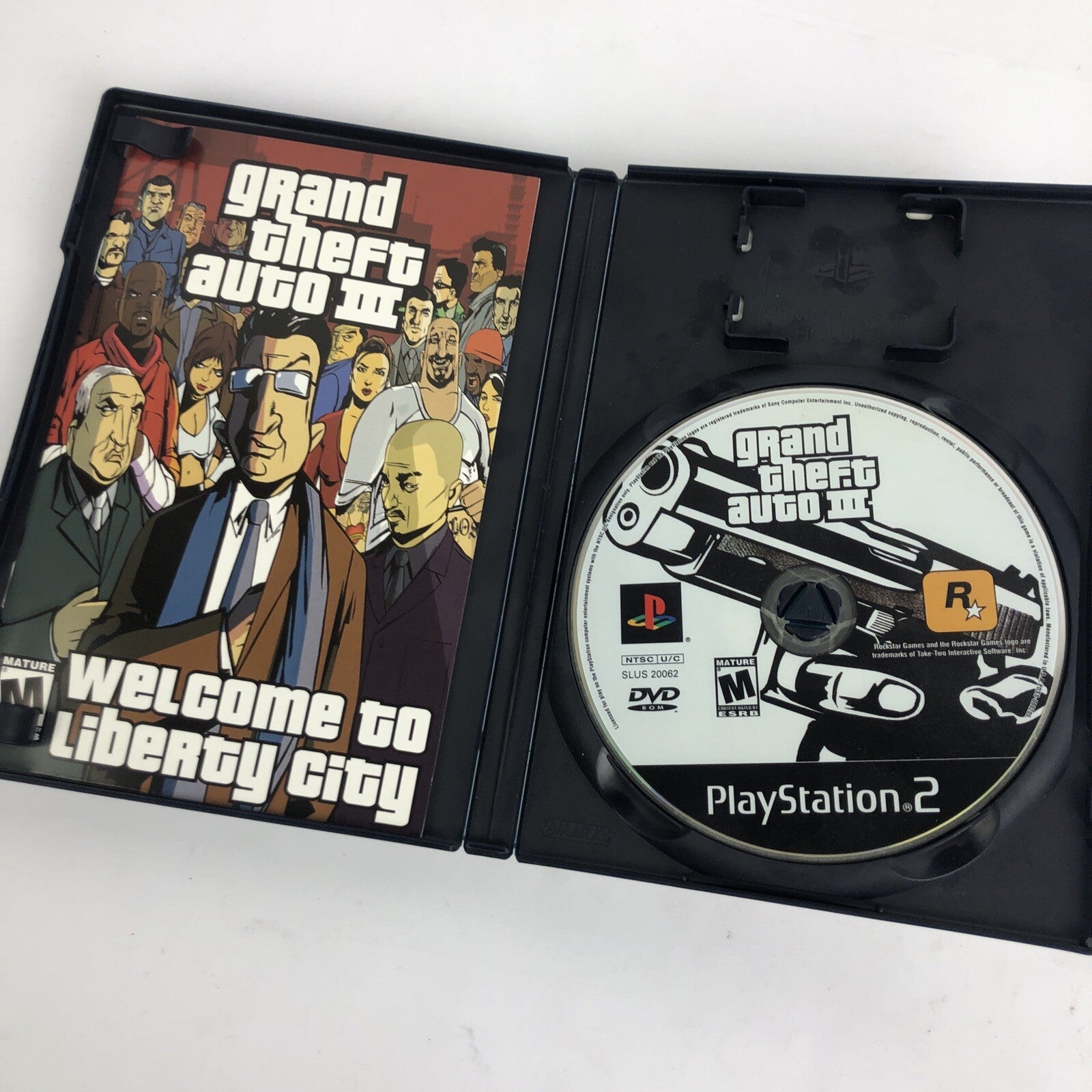 Grand Theft Auto III + GTA Vice City PS2 PlayStation 2 Includes 1 Manual - LOOK
