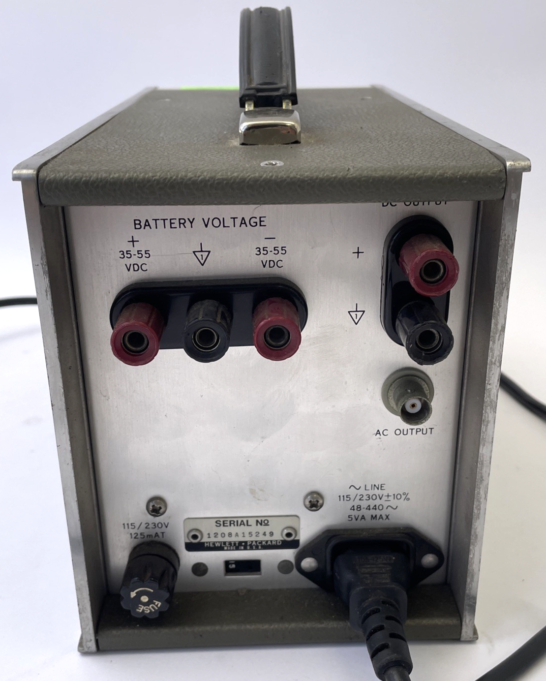 Hewlett Packard HP 400EL AC rms Voltmeter Tested and Working Correctly -USA MADE