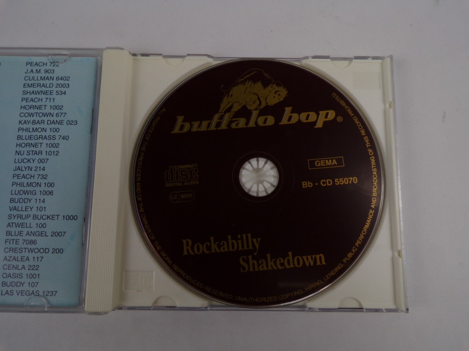 Rockabilly Shakedown The Cats Were Jumpin Shakedown Aquacell Blues CD#41