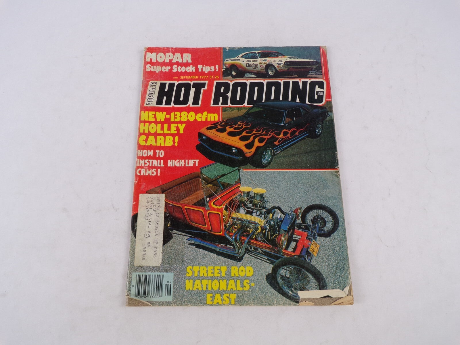 September 1977 Hot Rodding Magazine New 1380 cfm Holley Carb! Mopar Street Rod