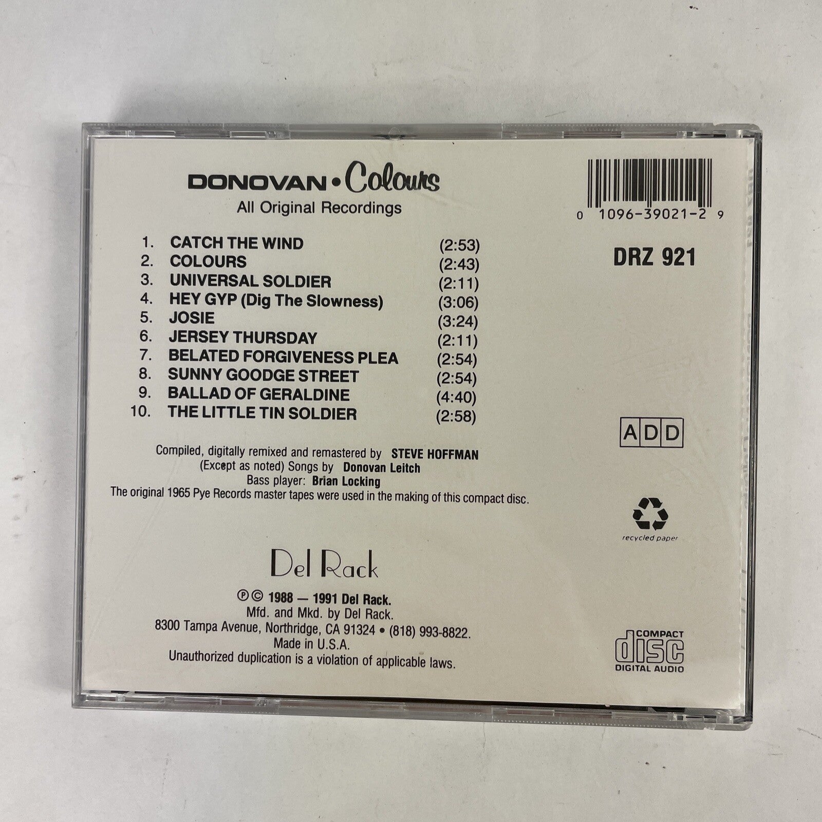  Donovan- Colours CD #17
