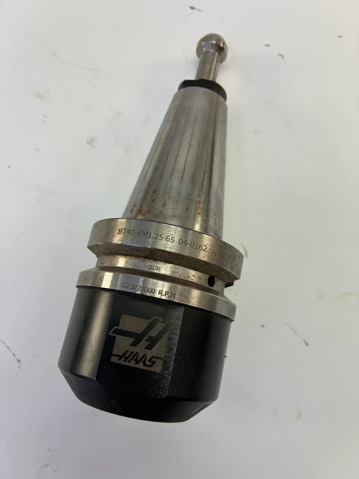 Haas BT40 1-1/4” End Mill Holder – 65mm Gauge Length – 04-0162