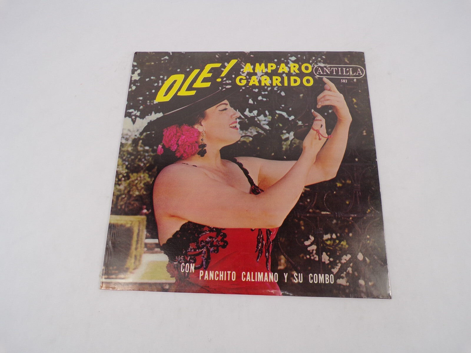 Ole! Amparo Garrido Con Panchito Calimano Y Su Combo Tombola Vinyl Record