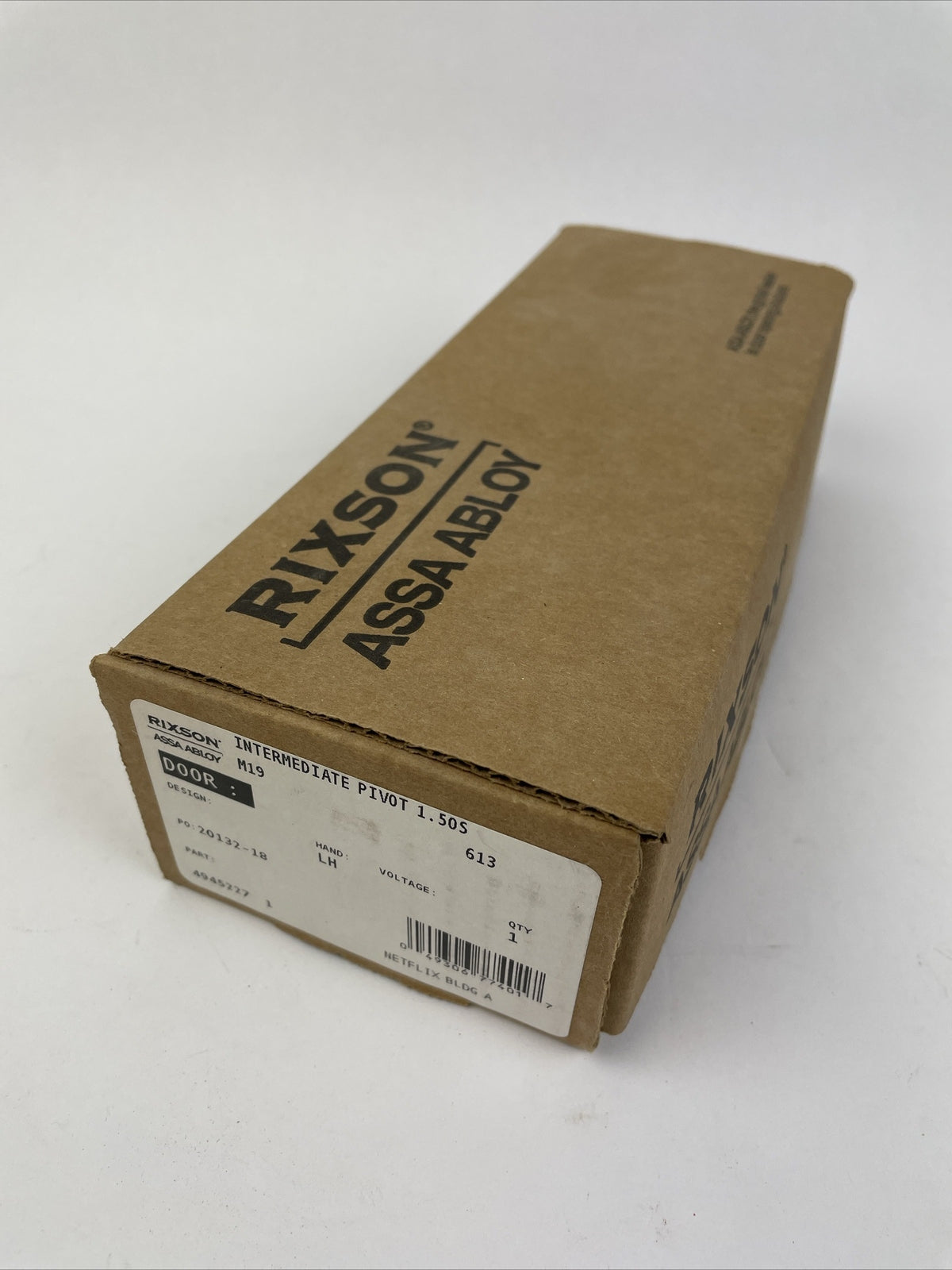 Brand New ASSA ABLOY Rixson M19 Intermediate Pivot Hinge LH 613 4945227 1