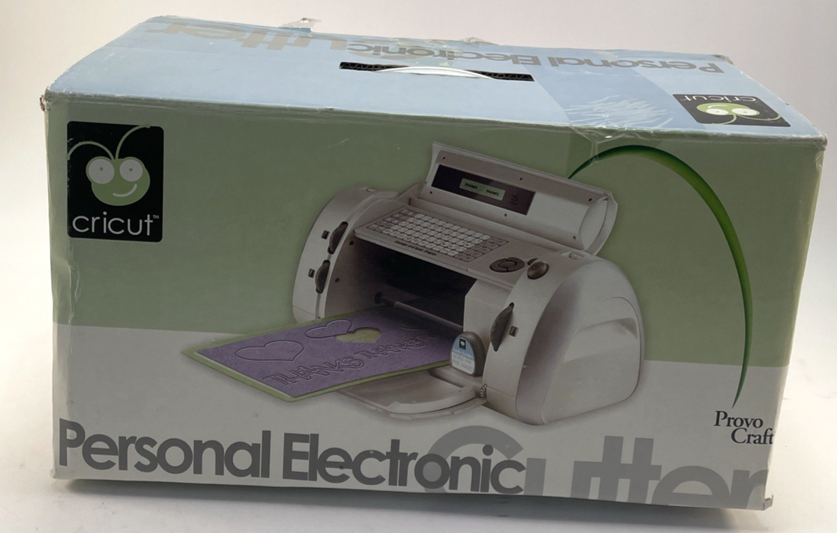 Cricut Personal Electronic Cutter Machine CRV001 Open Box