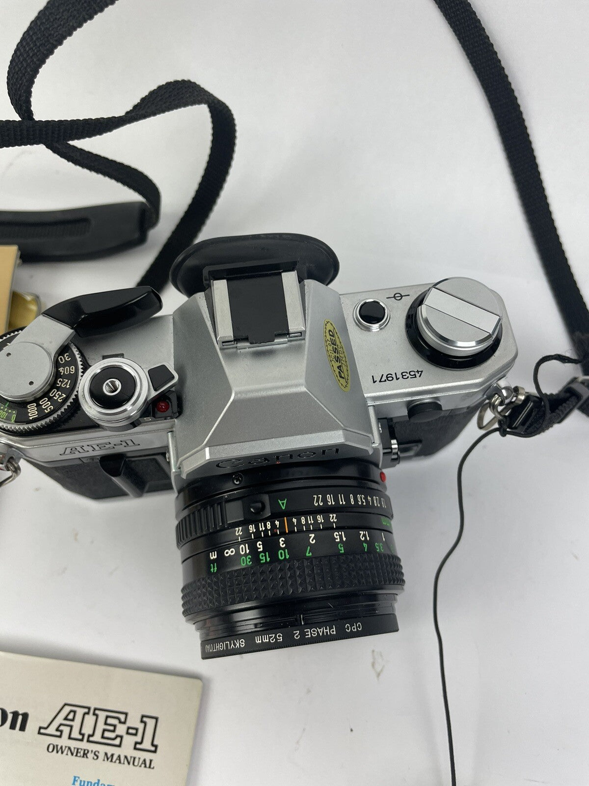 Canon AE-1 35mm film camera w/ Canon FD 50mm 1:1.8 Lens Lense