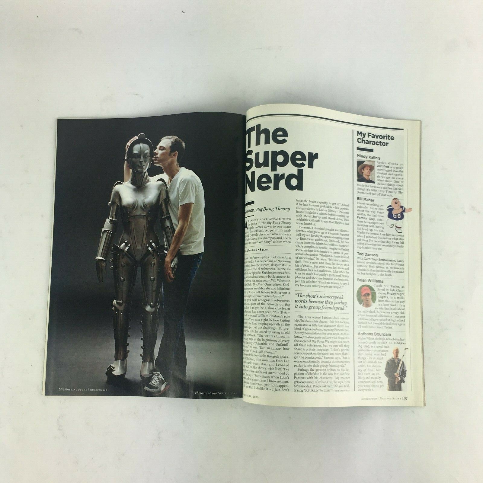 September2010 RollingStone Magazine Mad Men How Vampires Geeks&Ass Kicking Babes