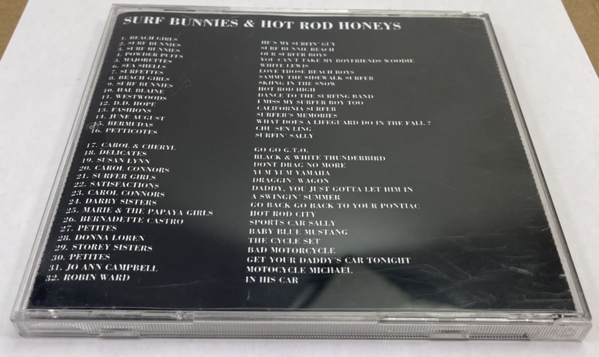 Surf Bunnies & Hot Rod Honeys Digital Audio CD Album - Various Artists 32 Tracks