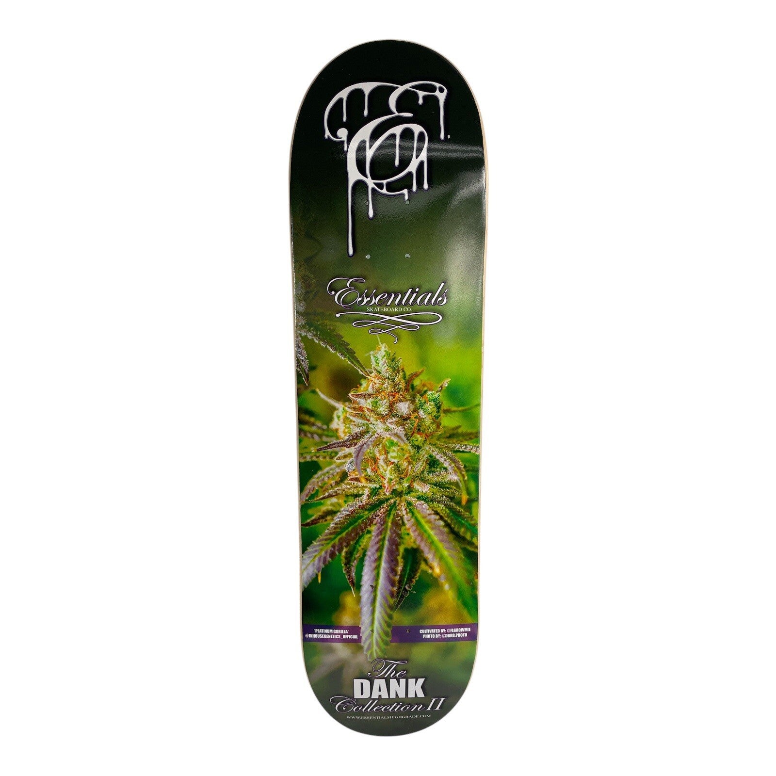 Platinum Gorilla Cannabis week skateboards Hard rock maple 8.125" with grip