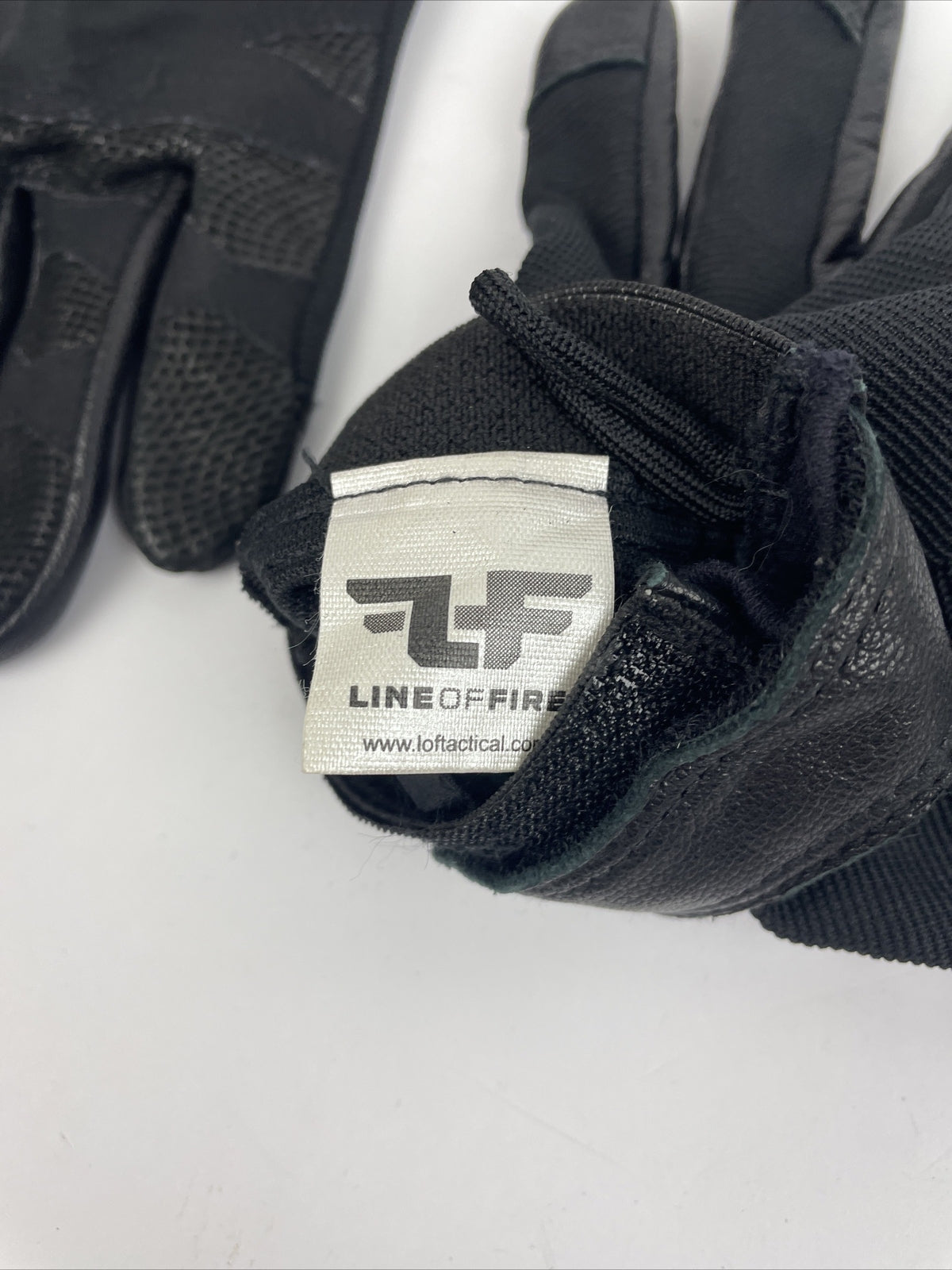 Line of Fire Light Duty Shooting Gloves Touch Screen Small BLACK  USA MADE