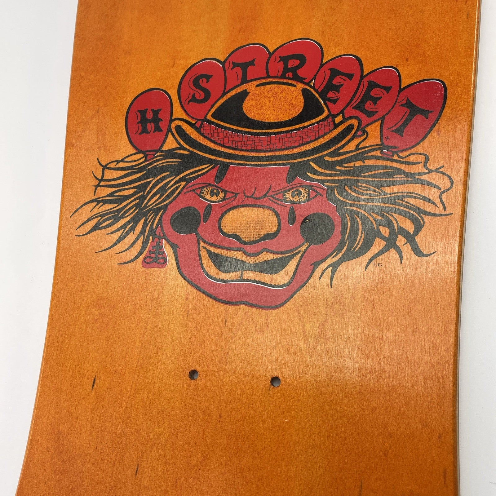 John Schultes A Series Clown H-Street Skateboard Deck Limited Edition #17 of 136
