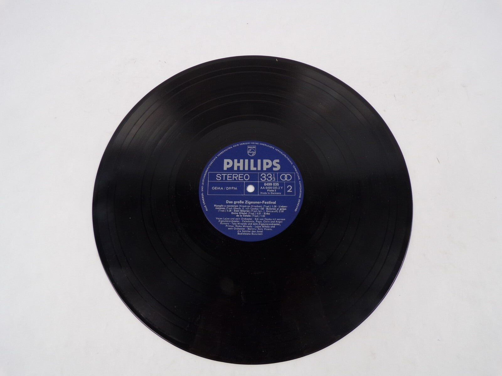 Das Grobe Zigeuner Festival Megnyito Black Eyes Tanguillos Akaczos Vinyl Record