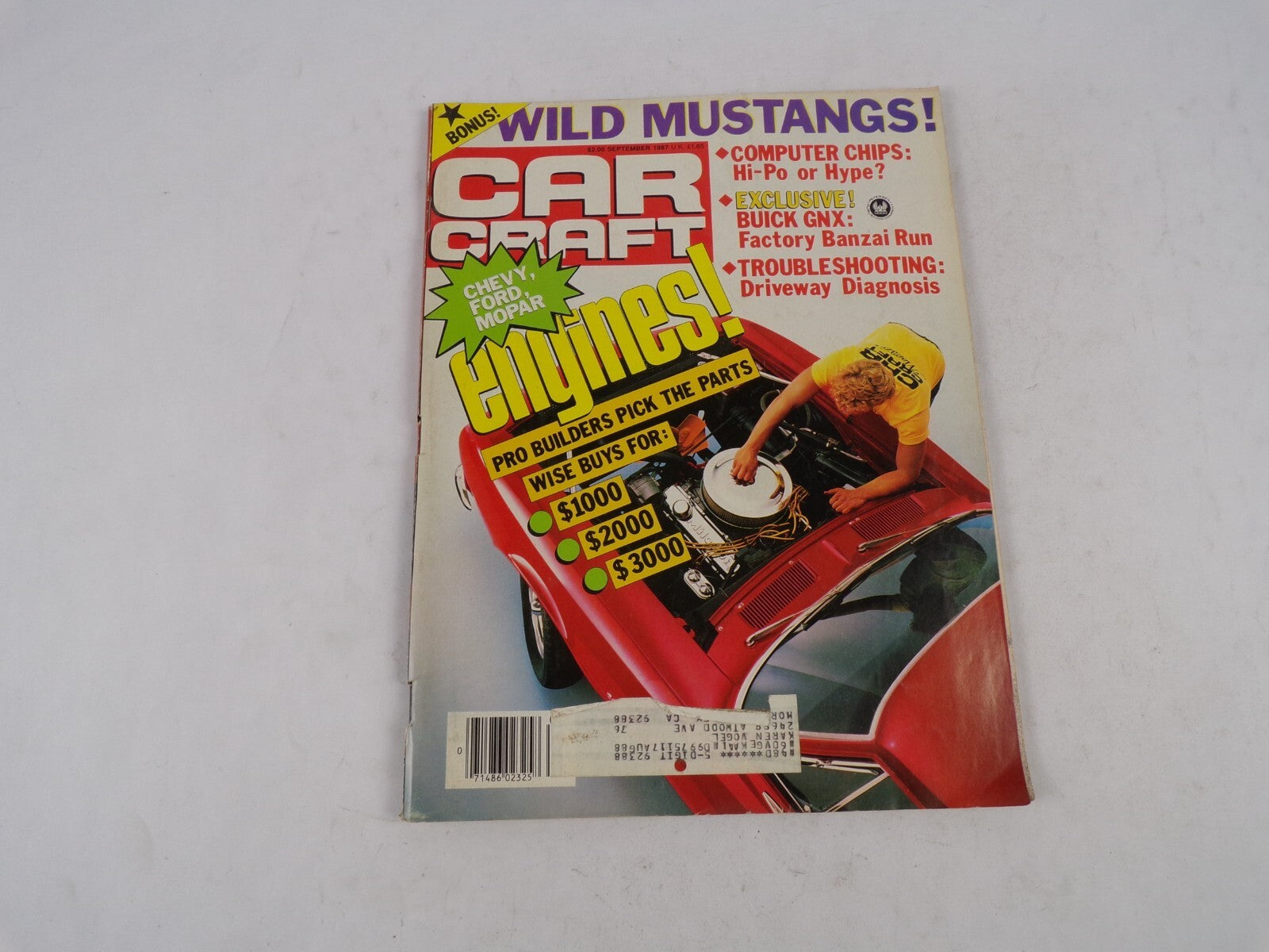 September 1987 Car Craft Wild Mustangs! Engines! Computer Chips: Hi-Po Or Hype?