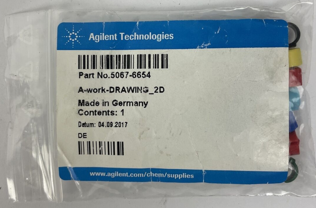 Agilent Technologies 5067-6654 Colored Clip Kit Used for Number and Color Coding