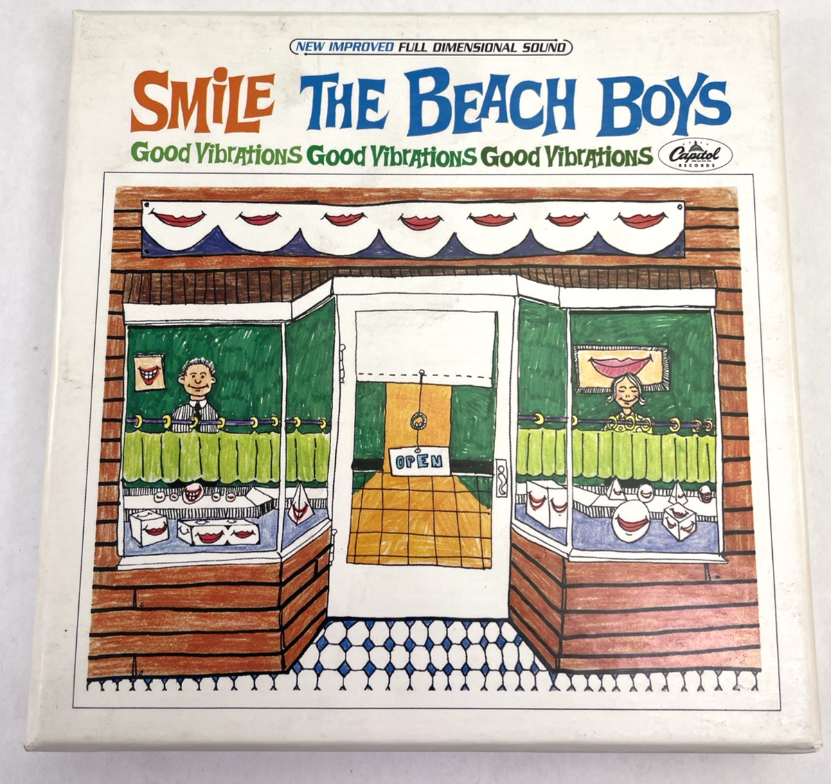 The Beach Boys – Smile Sessions - 2 x CD Poster Pin 36 Page Book Box - Near Mint
