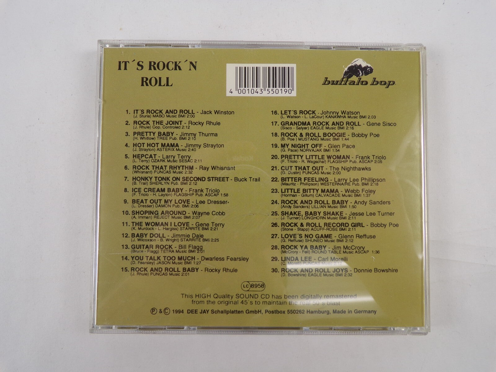 Buffalo Bop It's Rock'N' Roll Pretty Little Woman CD #18