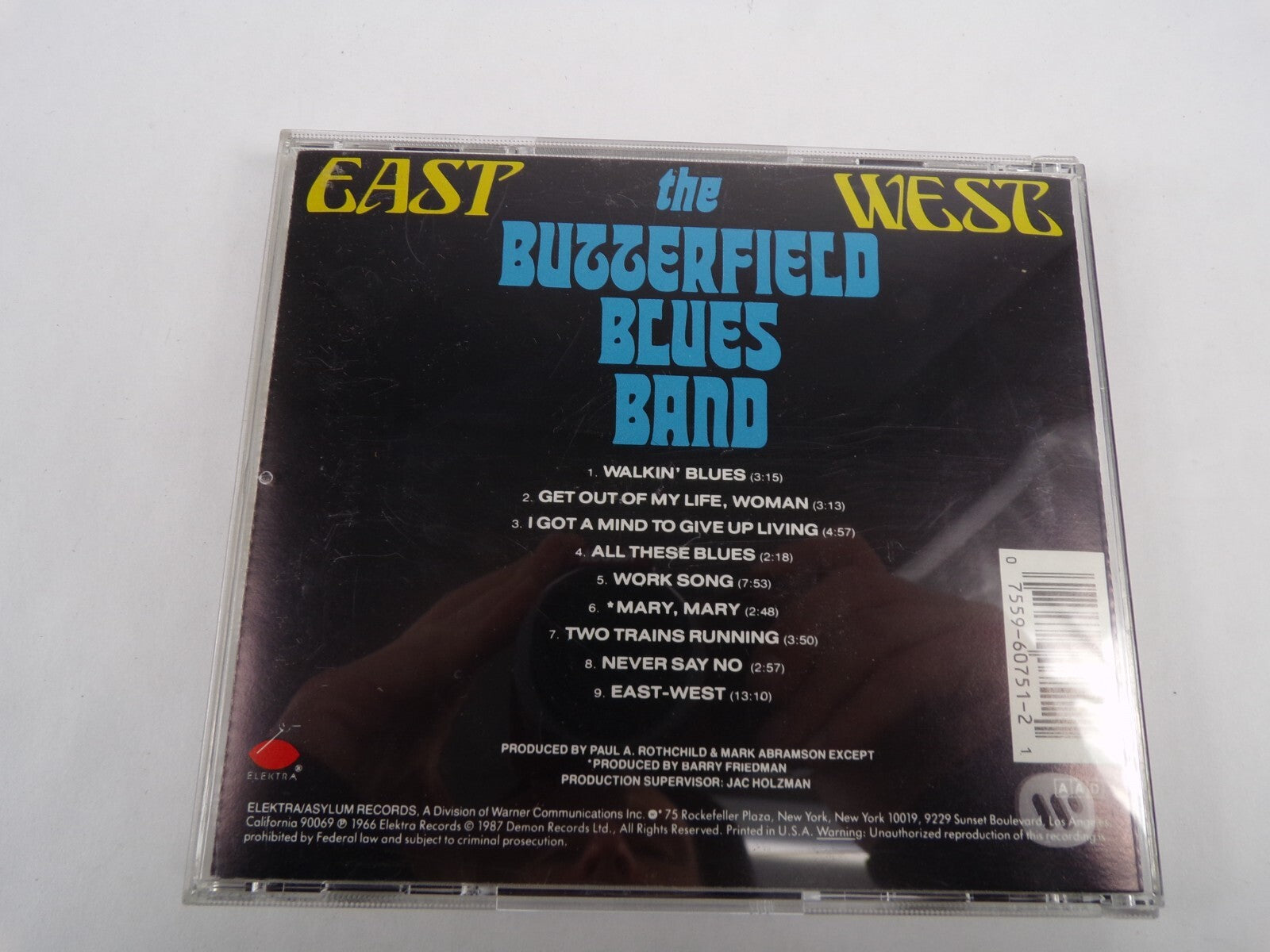 The Butterfifld Blues BanD East West Walkin Blues Get Out Of My Life Woman CD#60