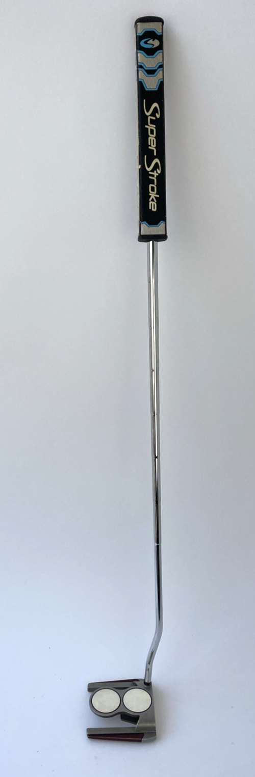 Odyssey 2-Ball F7 Right Hand Steel Shaft Golf Club Super Stroke Flatso 3.0 Grip