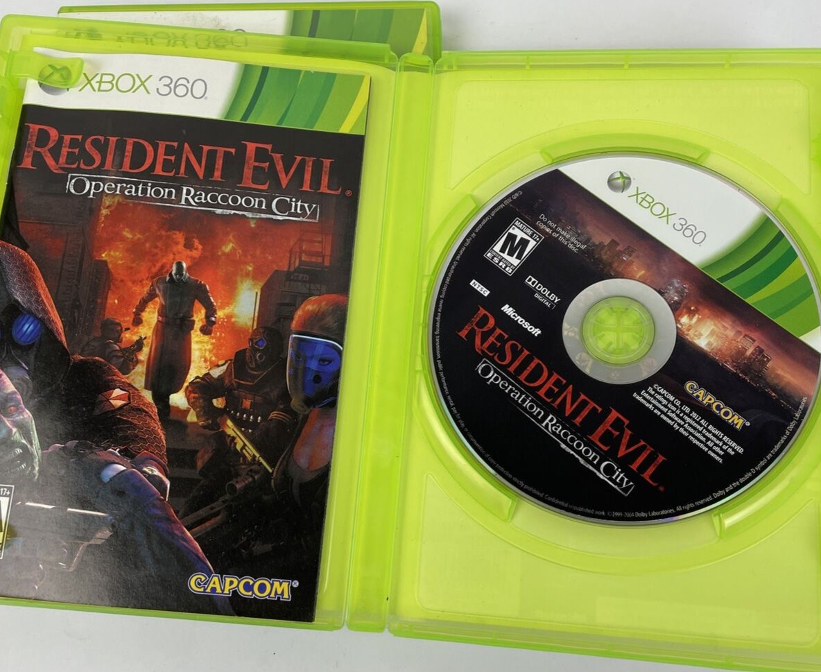 2 x Resident Evil - Operation Raccoon City Resident Evil 6 ~ Xbox 360 Complete