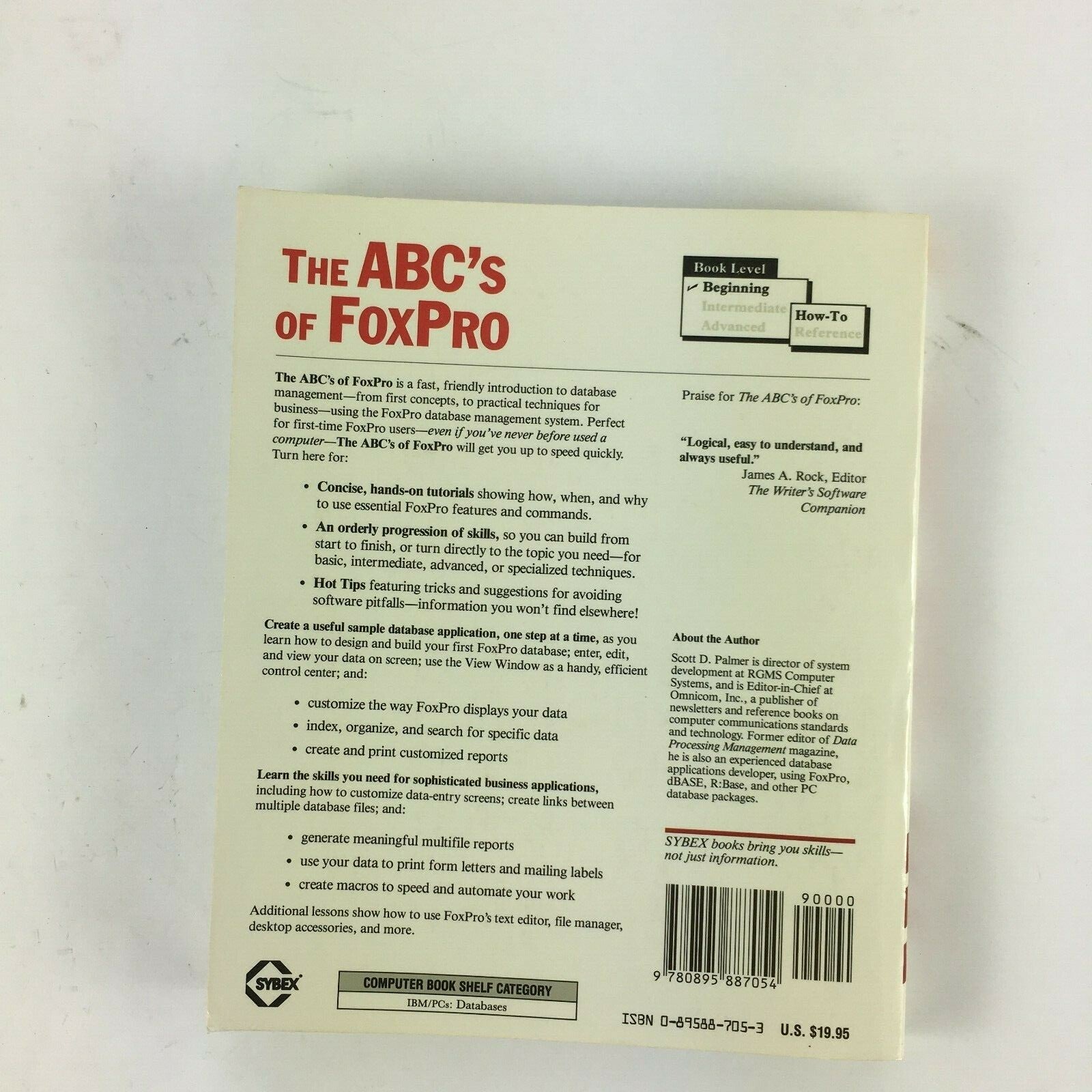 The ABC'S of Fox Pro Scott D.Palmer For Version 1.02 Paul Pinella Datamation
