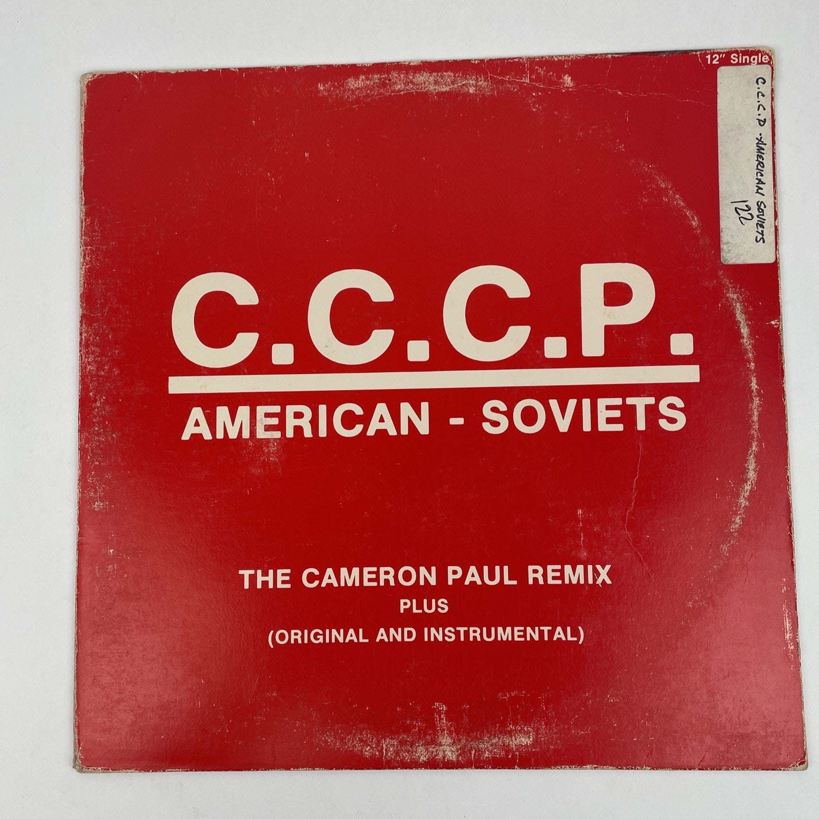 CCCP American - Soviets The Cameron Paul Remix OLR-127 12" Single Record -NM